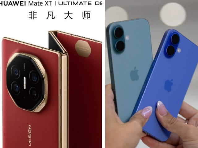 在苹果发布iPhone 16几小时后，华为发布了2800美元的Mate XT三合一手机